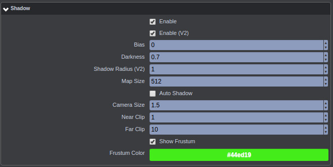 Direct Light Shadow Property