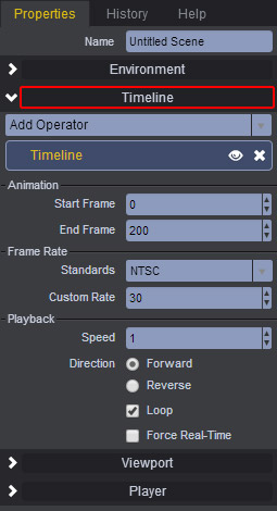 Timeline Properties